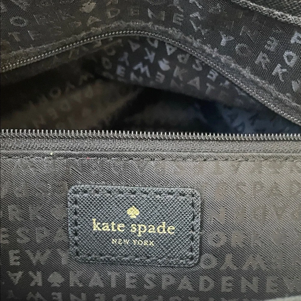 kate spade Black Leather Crossbody Top-Handle Satchel